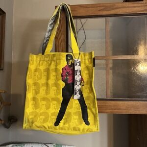Andy Warhol Elvis Presley Canvas Tote Pop Art Strap Bag with Accessory Purse